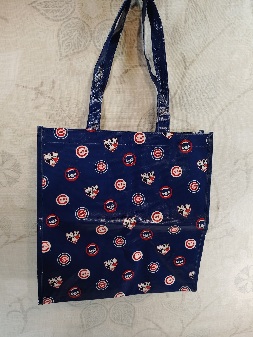 Chicago Cubs Navy Blue Reusable Tote Bag